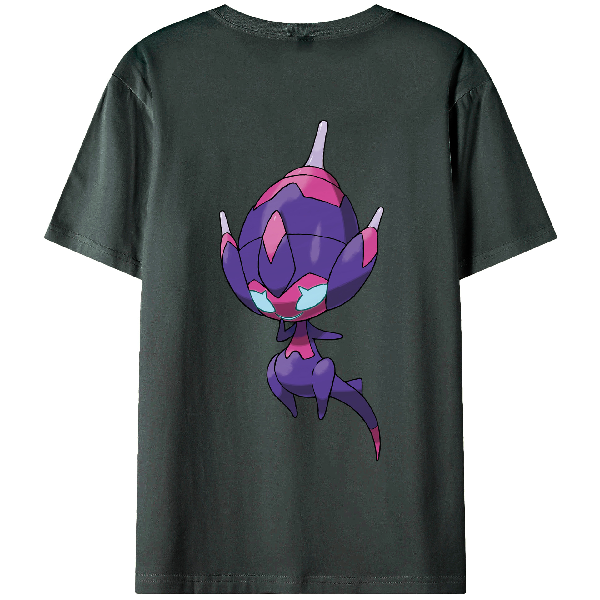 （画像用） ポケットモンスター Pokémon 綿100％ メンズ半袖Tシャツ（バックプリント） 通気性